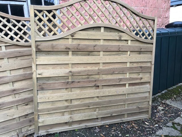 2 X Ornate Fence Panel And 2 Wood Fence Posts In Norwich Norfolk Gumtree
