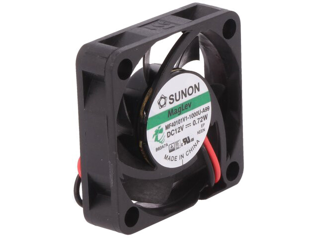 LÃ¼Fter Sunon 40x40x10 Mm 12vdc Axial Mf40101v1-A99 13,52m3/H 27,3dba Vapolager