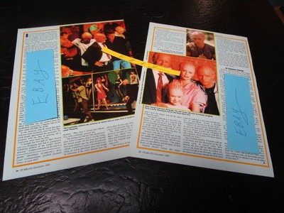 ALIEN NATION MAGAZINE ARTICLE CLIPPING DAY IN SLAGTOWN GRAHAM ERIC PIERPOINT