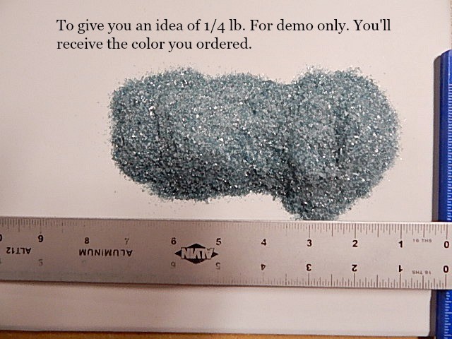 1/4 lb Bullseye COE 90 Clear IRIDESCENT Transparent Glass Frit Fusing Supplies