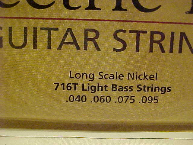 Washburn Lyon Electric Bass Guitar Strings long scale nickle Made USA