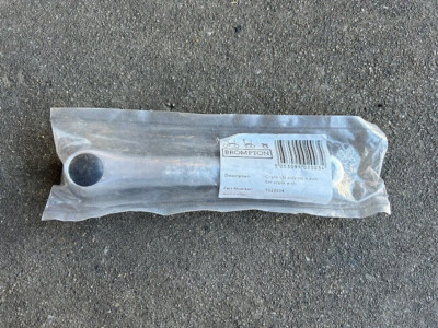 NOS NEW Brompton left hand crank arm silver 170mm