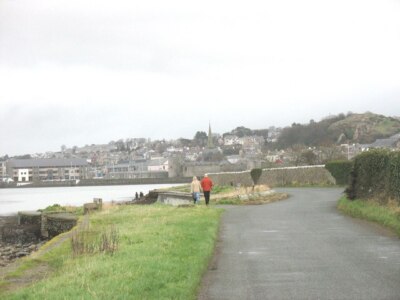 Photo 6x4 The Tros 'Rabar Road near the site of the old swimming baths Ca c2007