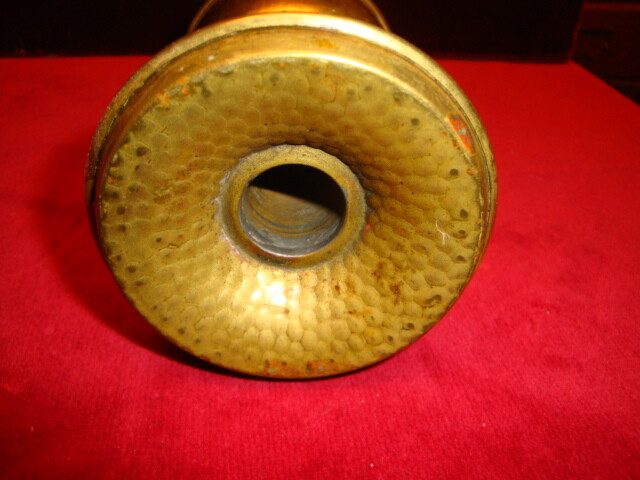 Antique Brass Miniature Lamp With Chimney 8