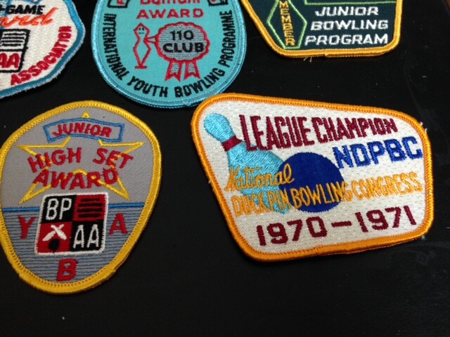 7 Vintage Bowling Patches - 1960's - 1970's