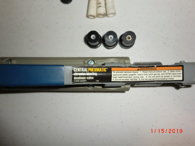 Abrasive Blaster Deadman valve  Nozzle Kit