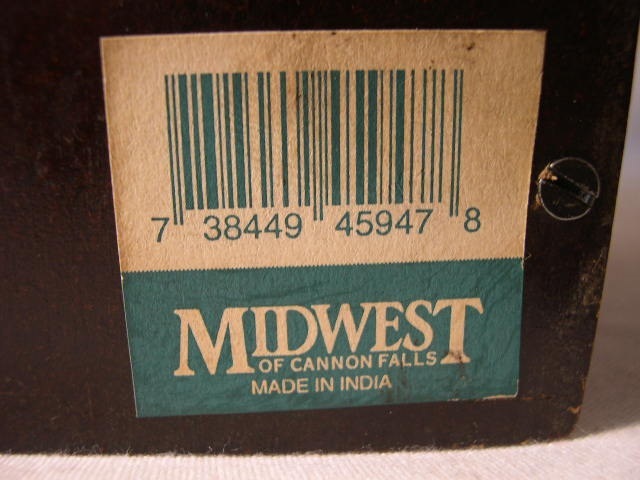 MIDWEST OF CANNON FALLS  SHADOWBOX W/ MINI WINE BOTTLES