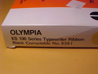 New Olympia international es 100 series typewriter ribbon black reorder no 8391