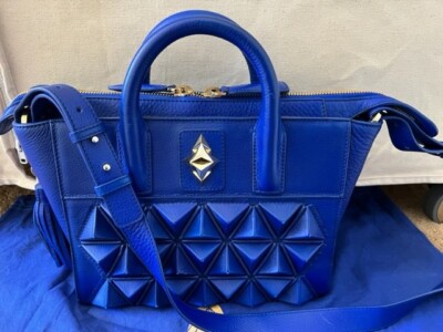 Sofia Al Asfoor Classic Signature Blue Shield Bag Size 300