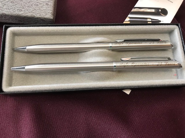 Quill Pen & Pencil Set with Original Box, Vintage