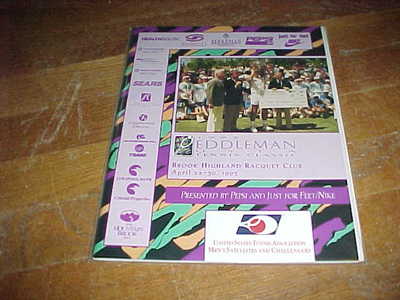 1995 The Eddleman Pro Tennis Classic Tennis Program Brook Highland Racquet Club