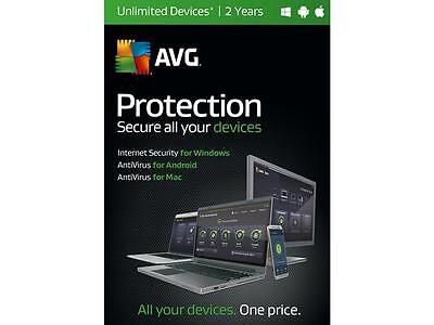 AVG Protection 2017 Unlimited Devices - 2 Year