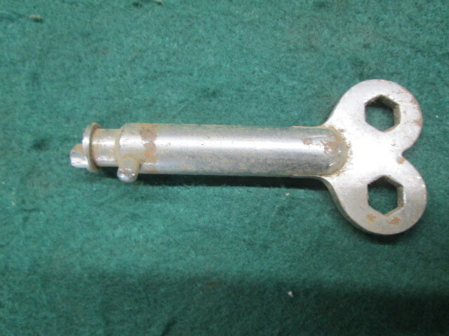 Very Unusual Clock Key Specialized Time Clock Security Clock ?? Estate