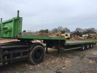 DTrans 38ft Tri-Axle Stepframe Flat