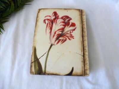 SID DICKENS memory block tile plaque Versailles TULIP T-145 RETIRED