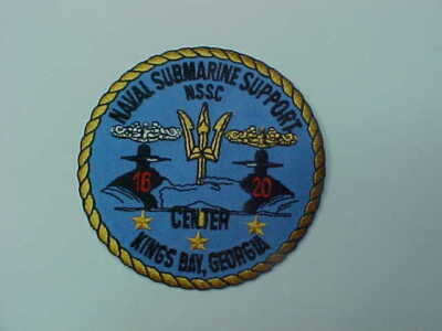 ( 1 )  US Naval Submarine Support Center NSSC 16 & 20 patch ships crests
