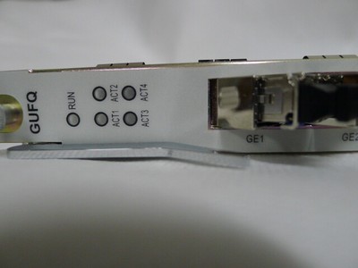ZTE 4 ports uplink board GUFQ with 2 SFP modules, 1.25G card from C300 OLT
