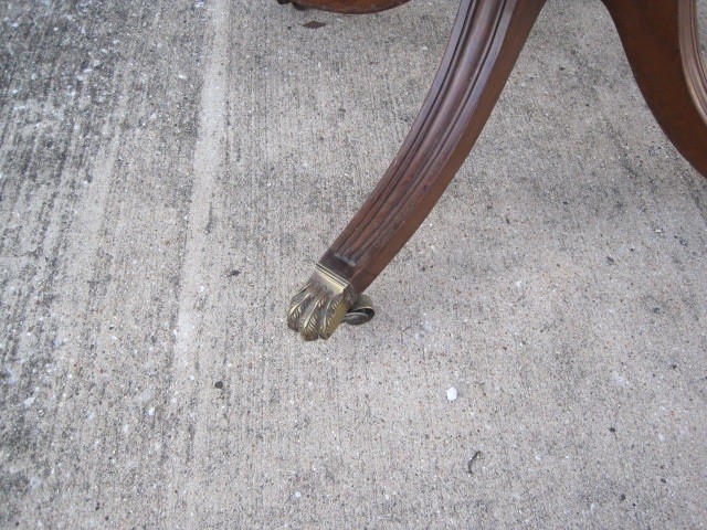 ANTIQUE GEORGE III REGENCY BREAKFAST TABLE MAHOGANY TILT TOP 19TH C ENGLISH