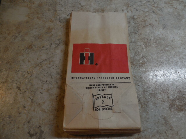 IH International Harvester NOS Parts Sacks Bags Lot of 15