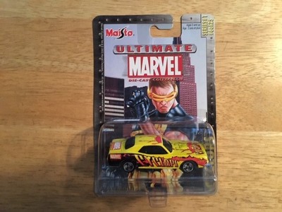 New Maisto 1/64 Ultimate Marvel Cyclops Plymouth Hemi Cuda
