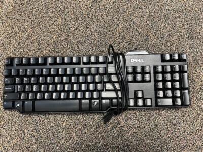 Dell SK-8115 USB Keyboard - Black. TESTED AND WORKS!