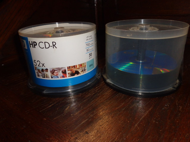 HP CD-R 52x 80min 700MB 50pk (+20) Blank Recordable Media Data Compact Disc