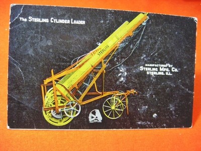 Sterling Illinois Cylinder Loader Advertising Postcard 