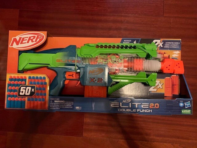 【新品・未使用】NERF ELITE 2.0 DOUBLE PUNCH 人気 Amazon.com: Nerf NER Elite 2.0 Double Punch : Toys & Games