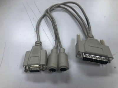 1 ft Black Box Servswitch KVM to VGA monitor/PS2 mouse/kybd  cable EHN054-001