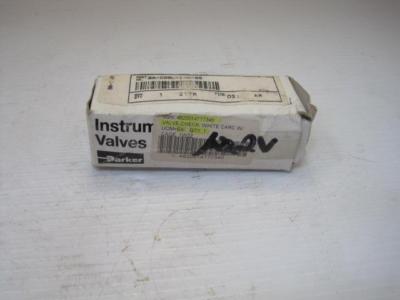 12760 Parker 8A-C08L-1-V-SS A-Lok CO- Series O-Ring Poppet Valve 1/2'' 316SS CARC