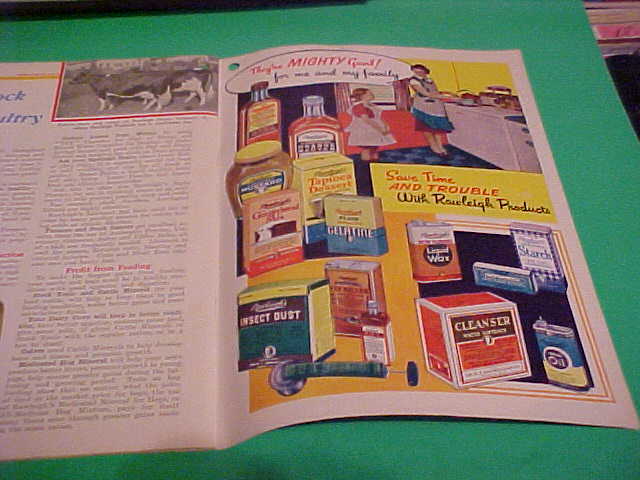 1942 RAWLEIGH'S GOOD HEALTH GUIDE ALMANAC COOKBOOK