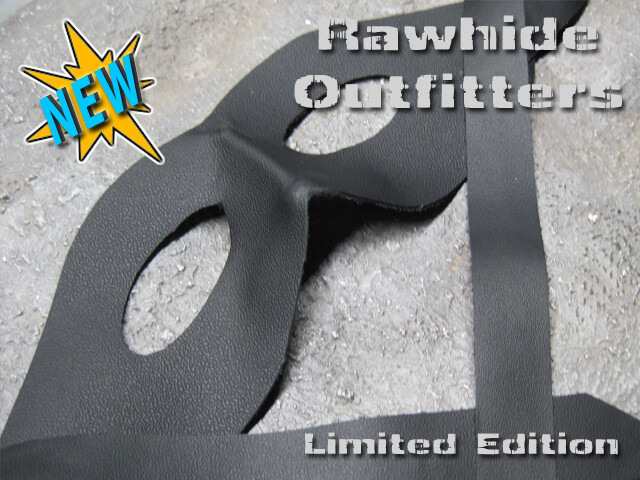 Premium Cosplay Genuine Leather The Lone Ranger Face Mask Adult Size