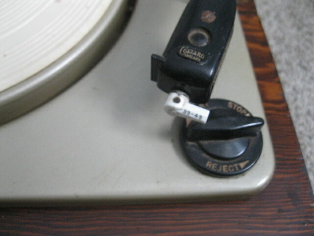 VINTAGE COLLARO CONQUEST RECORD PLAYER TURNTABLE MADE IN ENGLAND NEEDS REPAIR