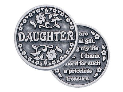 Pocket Token - Daughter - Great Personalised Gift - Send Some Good Luck