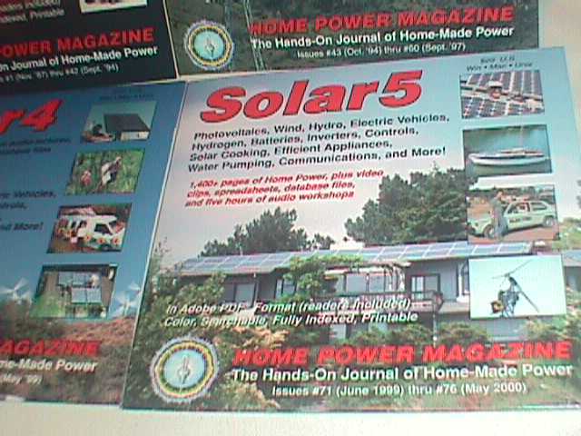 SOLAR POWER CD DVD SOftware DISK HOME MAGAZINE 1987 to 2000 SET