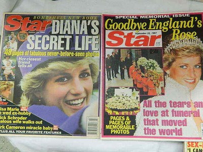 Princess Diana '97 & '98 Luxury Lifestyles Royal Monthly Vol 7 #8 Tabloids 97 99