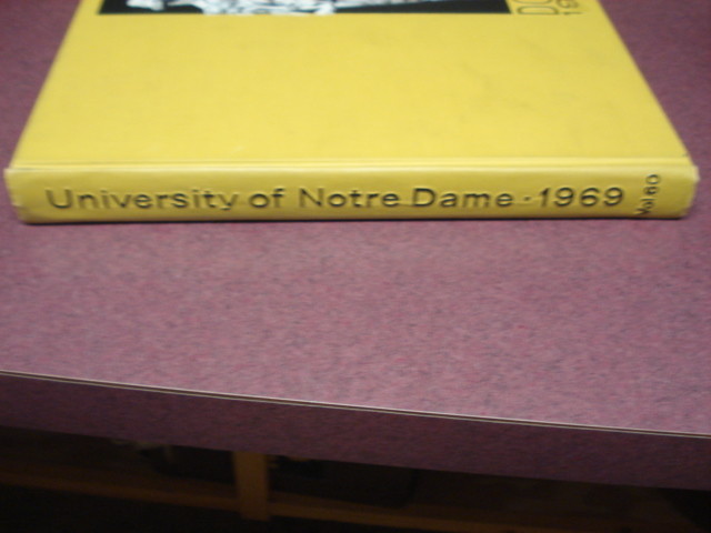 Notre Dame Yearbook Dome 1969 Austin Carr Lew Alcindor basketball football