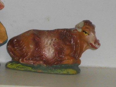 3 Vtg. Christmas Italian Made Nativity Scene Figurines