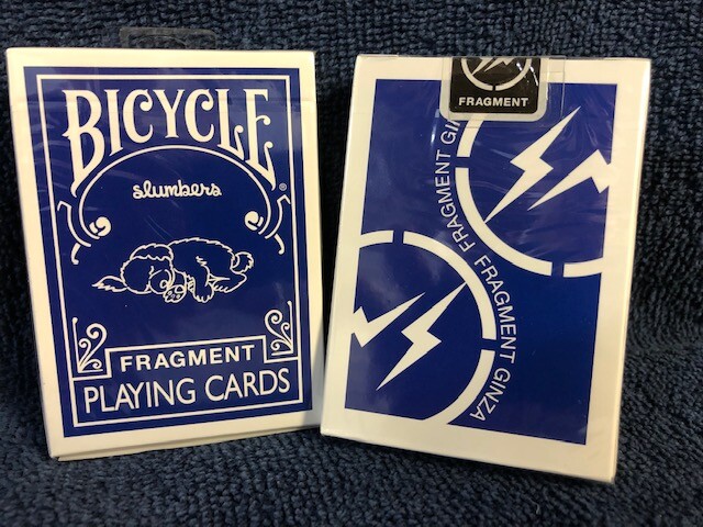 1 DECK Bicycle Slumbers Fragment Ginza (blue) Japan playing cards USA SELLER!