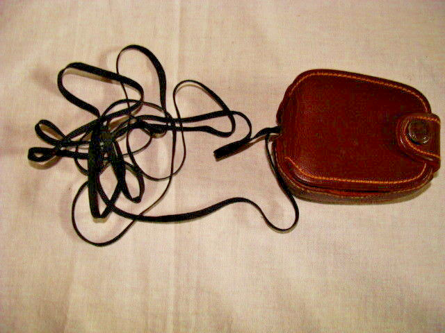 Vintage Marvel Light Exposure Meter with Leather Case and Strap Exc. Condition