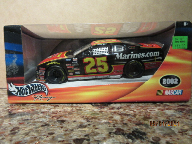 Ford NASCAR ミニカー 25番 Marines Hot Wheels Racing 2002 Nascar #25 Marines | eBay
