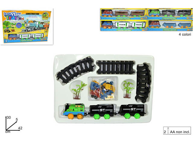 Pista Trenino Treno A Batterie Gioco Giocattolo Bambini dfh