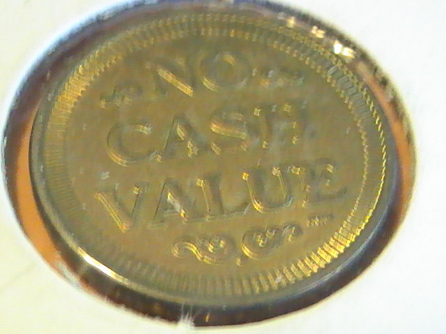 TOKEN K Laundromat Token Brass