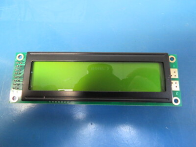 SDEC TECHNOLOGY  SSC2A20DLYY-02 Qty of 1 per Lot LCD DISPLAY, 16 CHARACTER, 1 LI