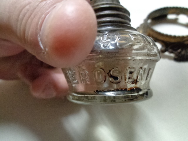 Antique Cresolene / Kerosene Vapo 1800's Oil Lamp Pair