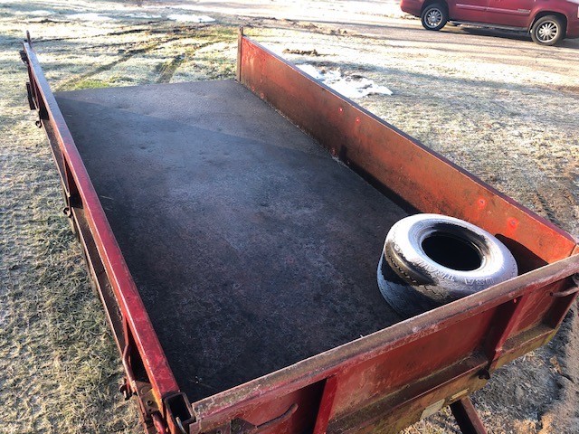 Normand 1920-8 4x8 1.5 Ton Hydraulic Dump Trailer