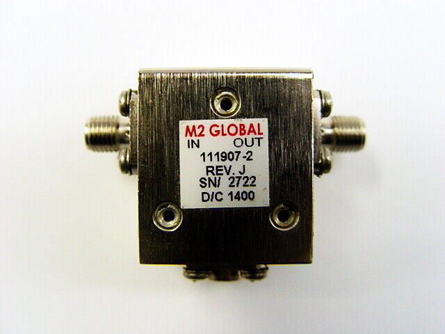 M2 Global 111907-2 Rf Microwave Coaxial Isolator