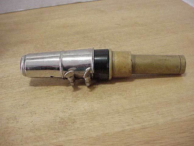 Antique P.X. Laube Metal Clarinet and Case Free Shipping