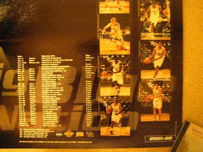 2001-02 University of Kentucky Basketball Poster  PRINCE BOGANS HAYES SMITH
