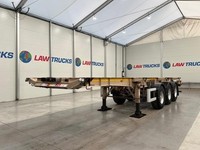 Dennison Tri Axle Sliding Skeletal Trailer Rear Steer Urban